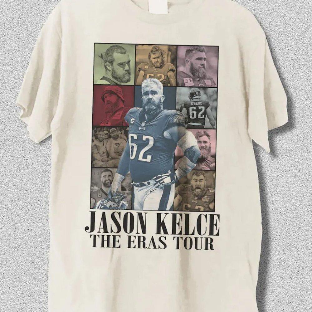 Jason Kelce The Eras Tshirt Unisex Shirt Football Sport Gift For Fans